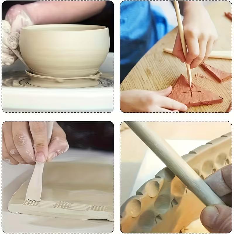Set of 24 Tools for Sculpting with Clay, Perfect for Projects Involving Soft And Oil-Based Clays