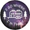 1pc Spare Tire Cover Compatible For Cars, Trucks, SUVs, RVs, Trailers With Heavy-Duty Cover, Wheel Tire Cover Suitable For Campi