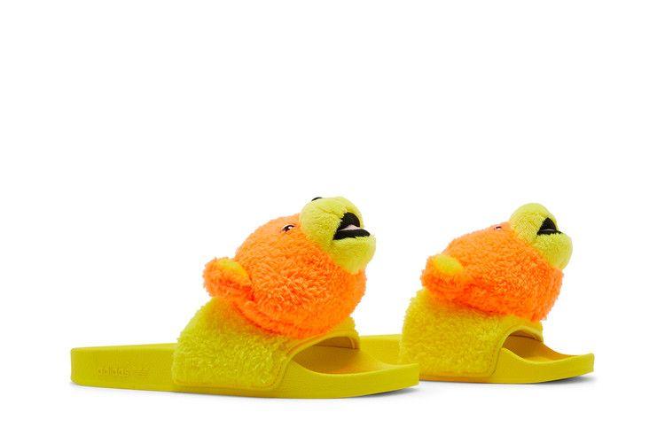 adidas JS Adilette Jeremy Scott Teddy Yellow