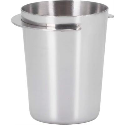 Kaffee Siebträger Dosierbecher 51mm Kaffeeverteiler Edelstahl Kaffeedosierbecher Pulverzuführer Teil für Espressomaschine
