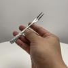 5/10Pcs Multi-Purpose Stainless Steel Fruit Forks, Ice Crack Thickened High-End Dessert Picks, For Family Gatherings And Dining
