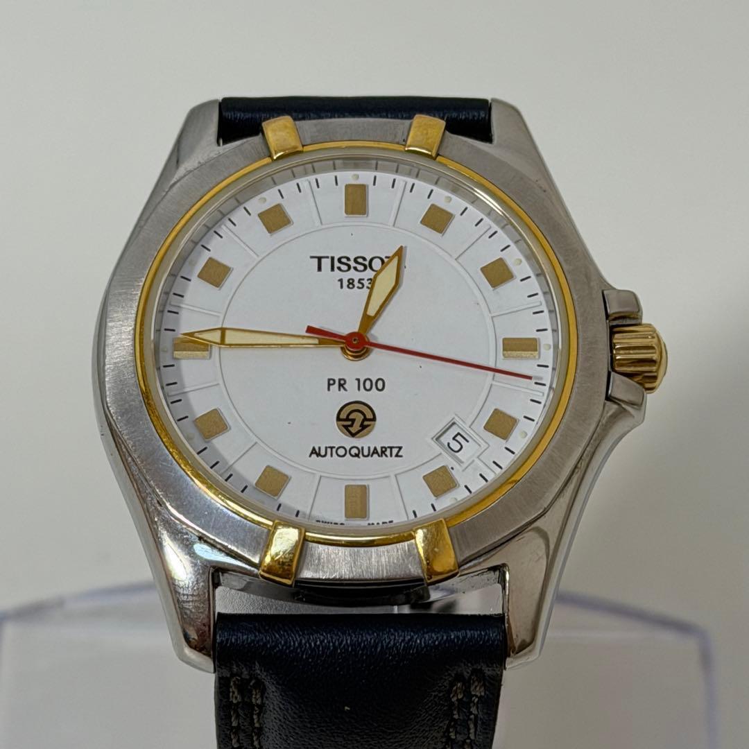 Used [Junk] TISSOT PR100 Autoquartz Back Skelton