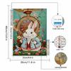 DIY Diamond Painting A Cute Little Chubby Rabbit Cross Stitch Kit Mosaic Art Diamond Painting Full Circle Diamond Home Decoration