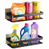 AYA Non-tapping Strong Adhesive Bathroom Toilet Washroom Cotton Shelf One-piece Aluminum Shelf