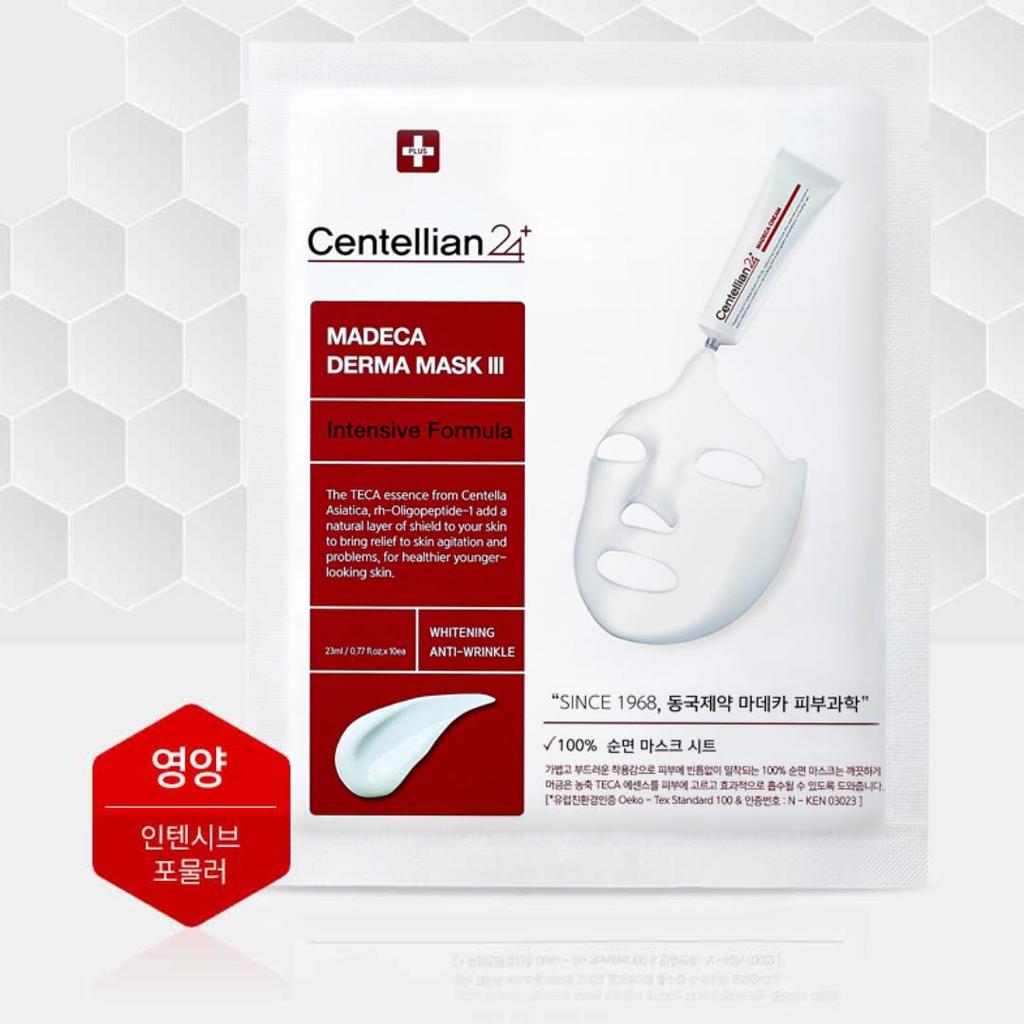 CENTELLIAN24 Madeca Derma Mask Pack 10pcs Set / Intensive Formula Whitening Anti-Wrinkle