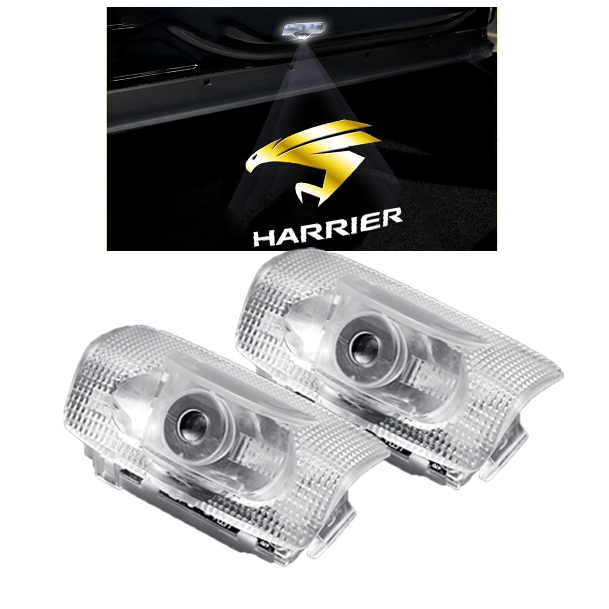 

Ltsplay Courtesy Door Welcome LED Logo Projection Compatible with 30 Series and 60 Series Toyota Car Door Lamp with Adjustable Set of 2 Lamp, Light,