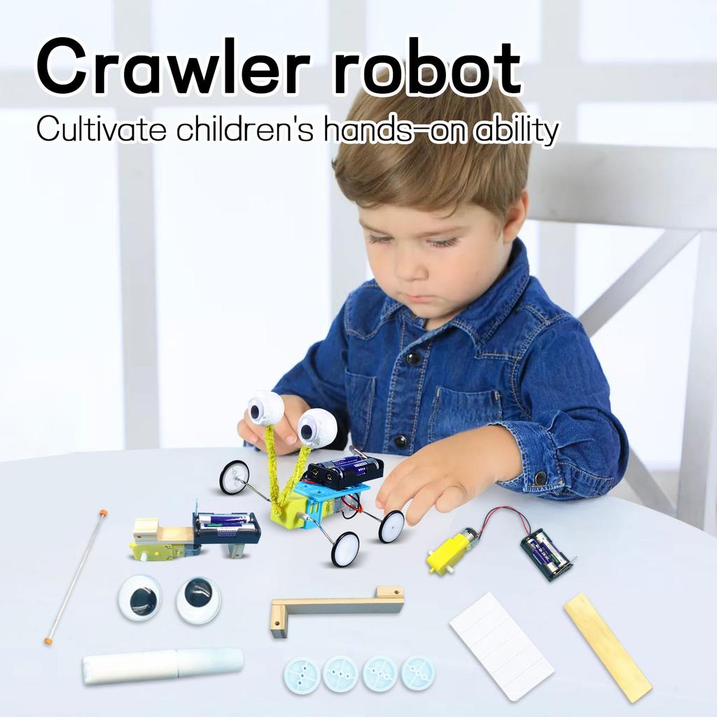 Cultivation Of Primary School Students' Interest In Manual Science Experiments, Toy Electric Crawler Material Package