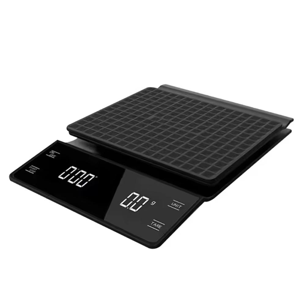 3kg/0.1g high precision coffee scale, coffee scale. Backlit LCD display, kitchen accessories, timer
