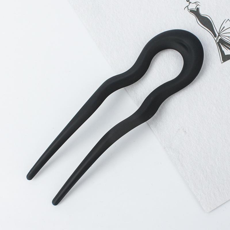 U Shape Traditional Resin Hair Pin Stick Original Retro Women Lady New