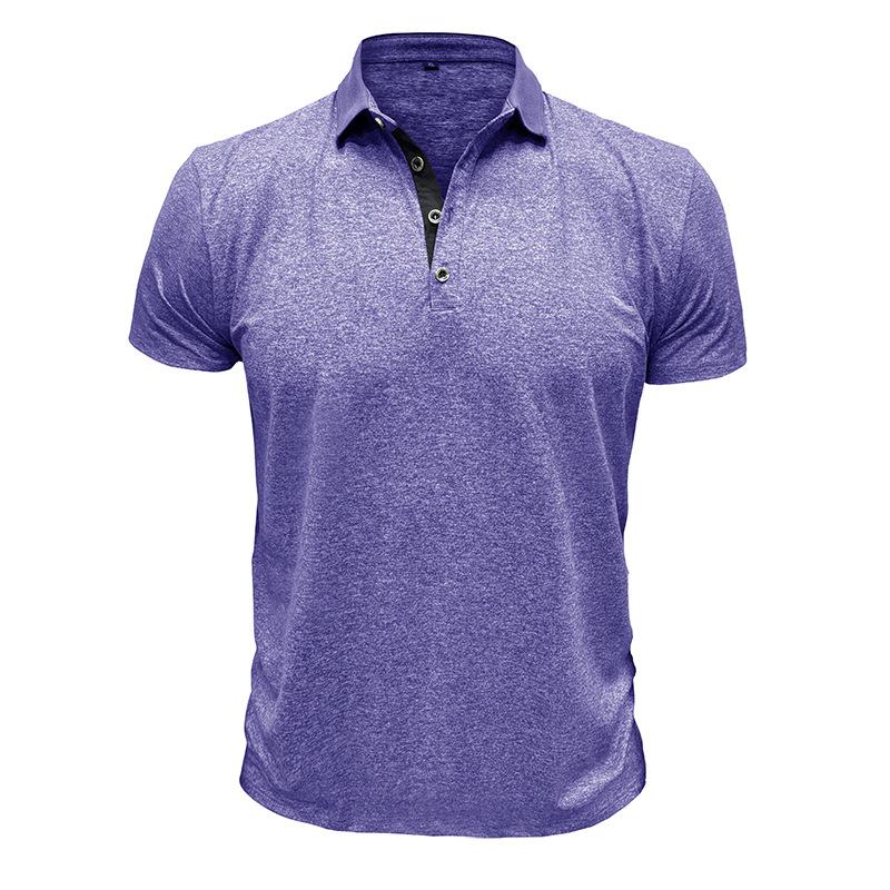 Men's Summer Fit Polo Shirts Short Sleeve Casual Workout Running Athletic Collared Shirts Outdoor Sports Golf T-Shirts Moisture-Wicking Tennis Shirts