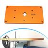 DIY Woodworking Projects Aluminum Alloy Insert Plate Easy Setup And Integration Enhanced Drilling Efficiency 51*108mm