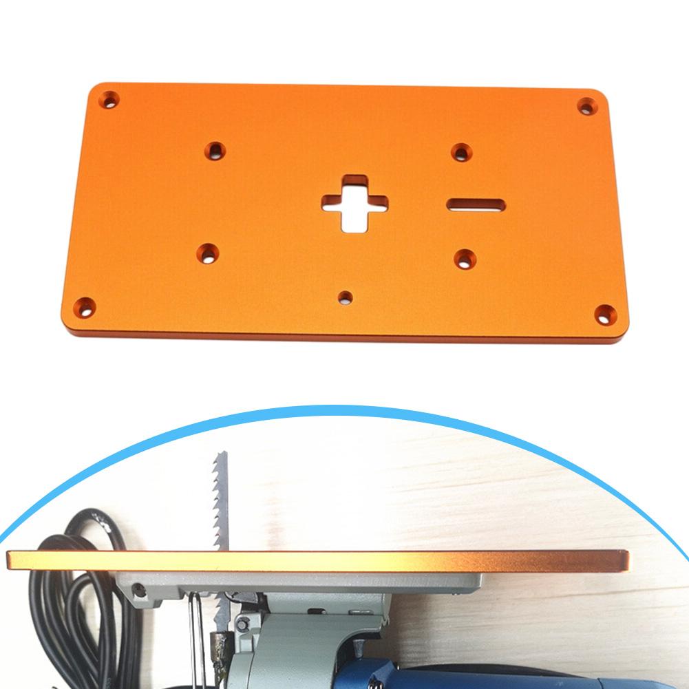 DIY Woodworking Projects Aluminum Alloy Insert Plate Easy Setup And Integration Enhanced Drilling Efficiency 51*108mm