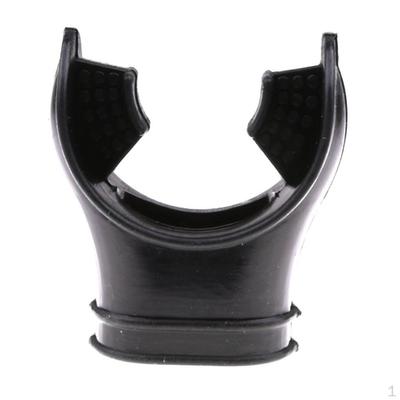 Silicone Diving Snorkeling Mouthpiece With Tie Wrap Replacement Scuba Regulator