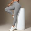 Threaded Autumn And Winter Yoga Pants Seamless Fitness High Waist Fashion Letter Sports Tight Pants For Women