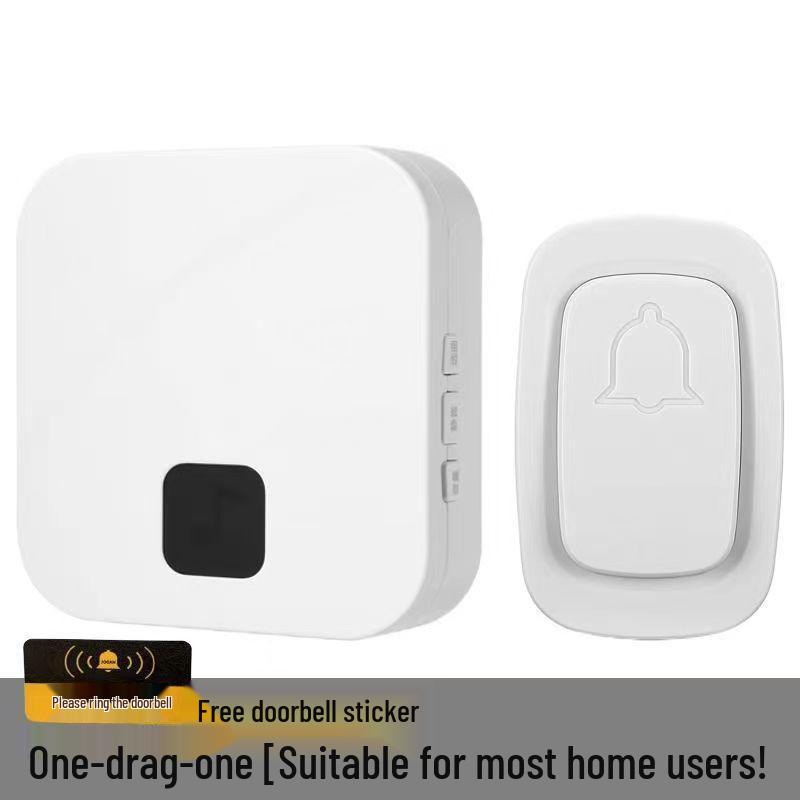 Battery-Free Wireless Doorbell: Waterproof 433MHz, Dual-Use Self-Powered, Elderly Call Button.