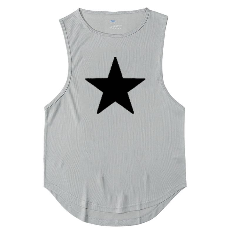 2024 Sommer Neu Fitness Weste Herren Bodybuilding Ärmellos Sport Tanktop Schnelltrocknendes Netz Fitness Laufen Tanktop Herren Kleidung