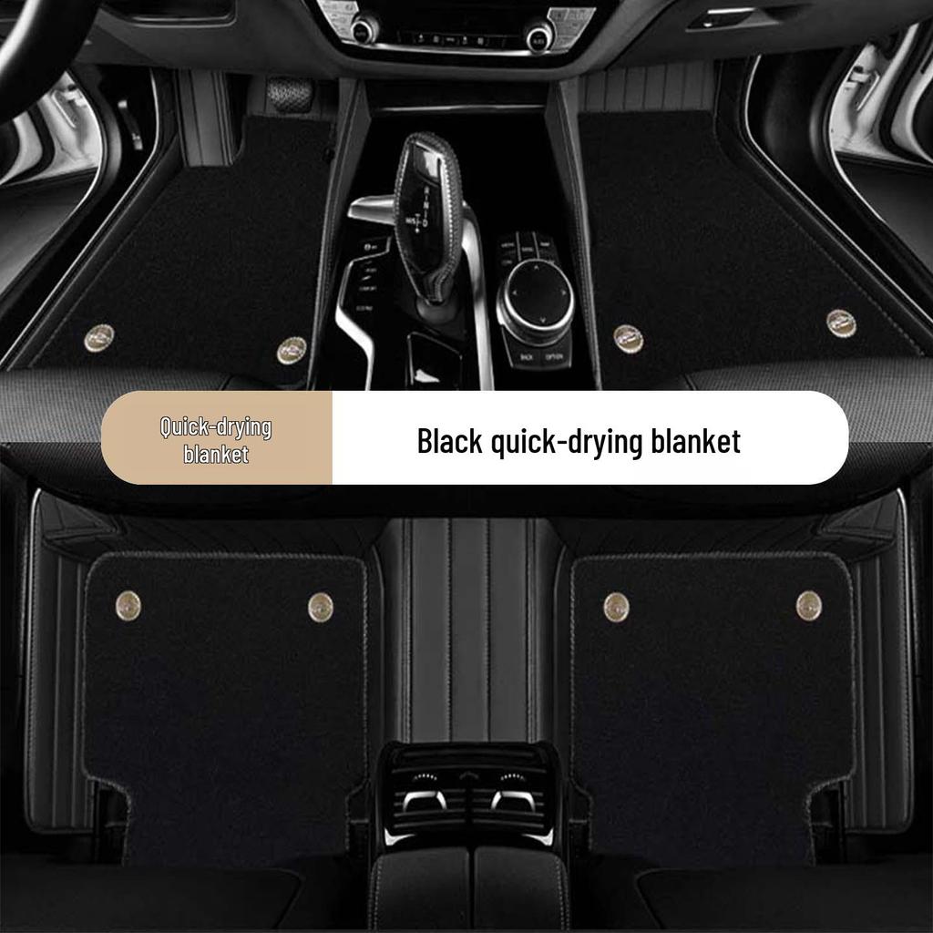 Genuine Leather Floor Mats for Tesla Model Y & 3