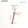 SNDHEATER 1pc 12V-48V Low Pressure DC Heating Rod 150-600W DN25/32mm Threaded Single-head Electric Cartridge Heater 20x50-200mm