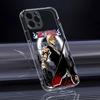 Anime B-Bleachs K-Kurosaki Phone Case For iPhone 17 16 15 14 13 12 Pro Max Plus With Magnetic Crystal Clear Case Wireless Charge