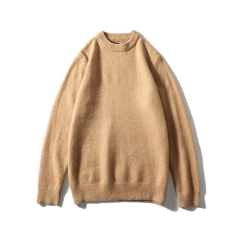 Wool Blend Sweater for Men, Winter Inner Wear, Round Neck, Slim Fit, Warm Wool Sweater, Foreign Trade Men's Pullover Knitwear