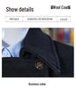 Women's Mid-Length Wool Blend Coat for Professional & Office Wear