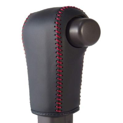 TricoloreExchange DIY Shift Knob Leather Wrap Kit for Tricolore EX Leather with Red 1BK3H35B1B1R JF3/4 N-BOX/CUSTOM (Black Stitching, 3H-35)