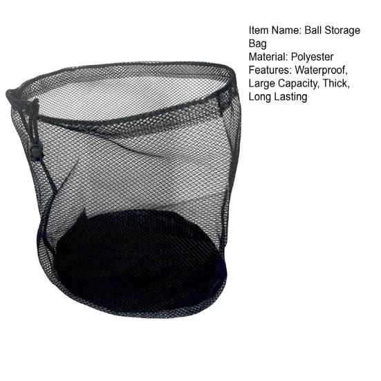Ball Storage Bag Mesh Carry Bag Large Capacity Wear-Resistant Drawstring Sling Basketball Volleyball Carrying Bag