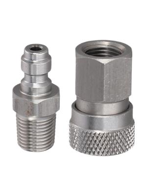 Quick Disconnect Air Connector Set 8mm 1/8 NPT Thread for Easy Maintenance