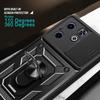For Infinix Hot 40i/Smart 8 4G Cell Phone Case Slide Lens Lid PC+TPU Shell