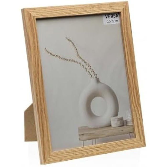 Cadre photo - VERSA - 20 x 25 cm - Bois MDF - Marron - Contemporain