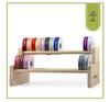 In-Stock Wooden Ribbon and Thread Storage Rack for Cake and Flower Shops