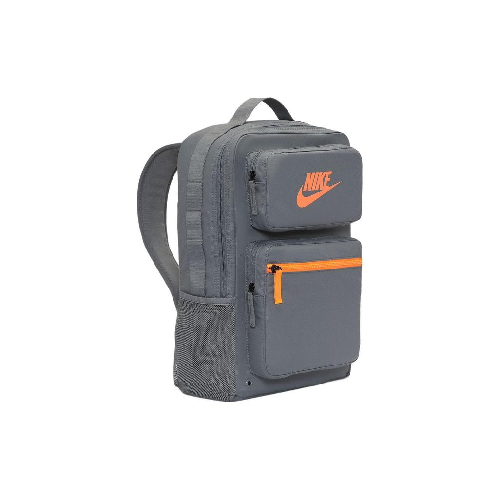 Nike Utility Multi-Pocket Fabric Backpack Unisex Backpacks Gray BA6170-084