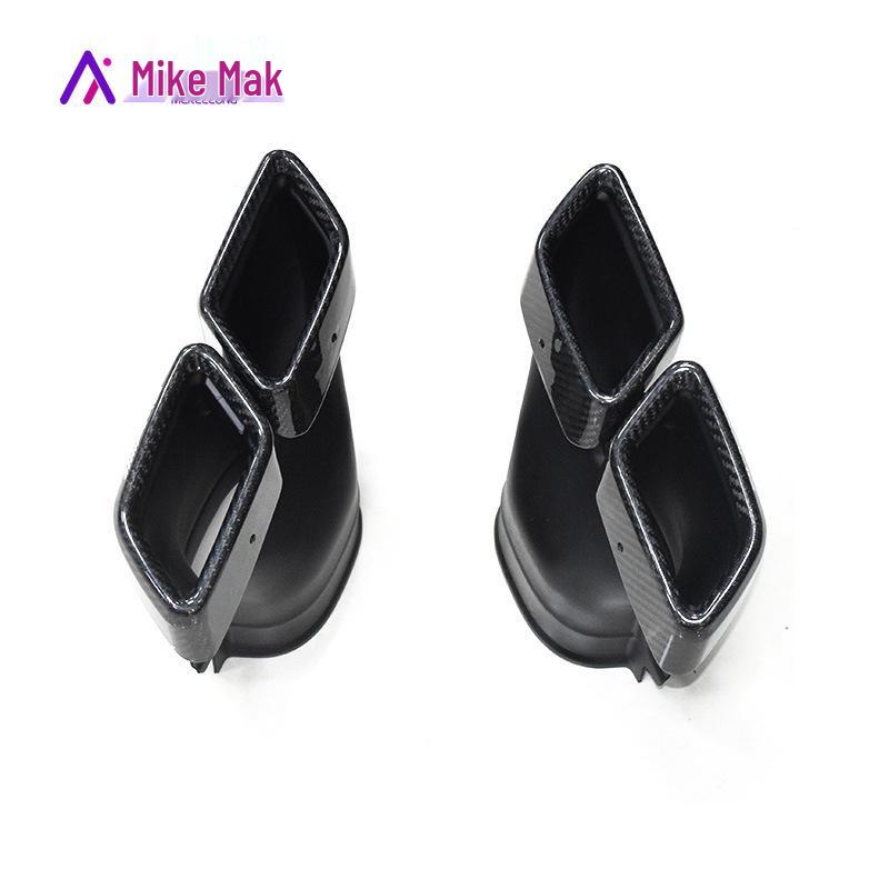 Carbon Fiber Quad Exhaust Tailpipe for Mercedes E-Class W213 E200/E260/E300 AMG