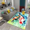 3D Colorful Oil Painting Fish Carpet for Bedroom Living Room Children's Crawling Floor Carpets Kitchen Bathroom Non-slip Rugs