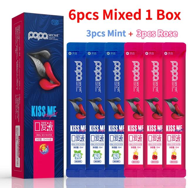 Oral Seks Su Sıvı Yenilebilir Kayganlaştırıcı Çilek Şeftali Aromalı Buz Ateş Kayganlaştırıcılar Kadınlar Erkekler Çiftler İçin Seks Oyuncakları