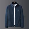Men Women Stand Collar Fleece Jacket Casual Spring Autumn Outerwear