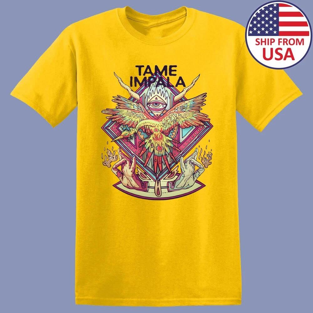 Tame Impala Album T-shirt Yellow Unisex All Sizes S-4XL BL1889