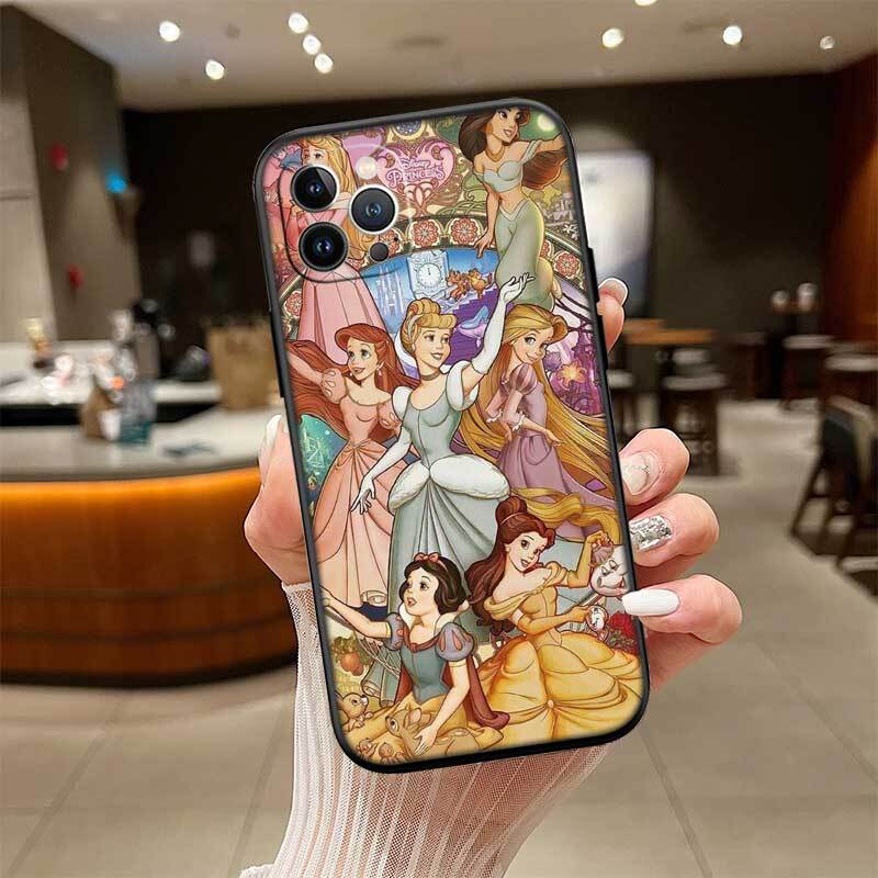 Disney Princess Phone Case for Redmi Note 12 12S 12C 13 13C 13R 14 14S 14R 14C 11A 13X A3 A3X A4 A5 Pro Max Plus