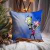 Cute I-Invader Z-Zim Cushion Cover Premium Comfort Reversible Pillow Cove -Two In One Design For Any Room & Car Interior