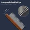 Multifunctional Pet Grooming Comb - 2023 New Fine-Tooth Stainless Steel Massage Comb for Dog and