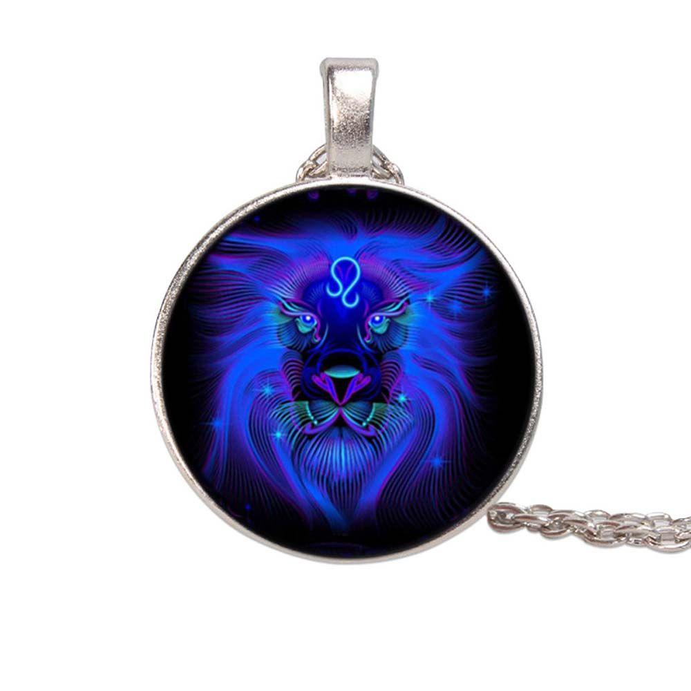 Sagittarius For Women Men Horoscope 12 Constellation Astrology Pendant Decoration Jewelry Necklace