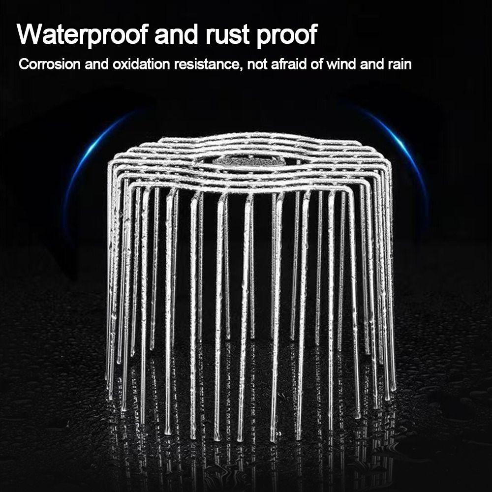 Round Roof Floor Drain Stainless Steel Rooftop Rain Pipe Cap  Drainage Plumbing Fitting