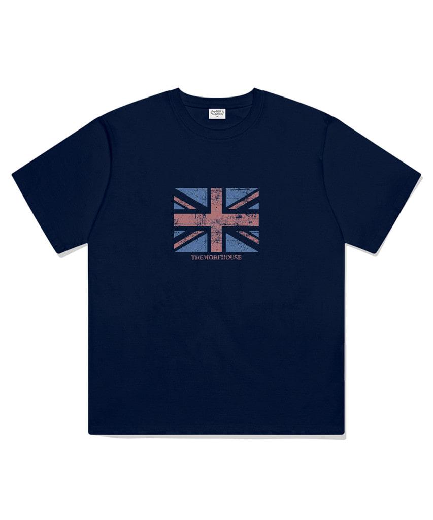 Deomopeuhauseu British Oversized Short Sleeve T-Shirt White