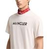 Moncler Round Neck Letter Solid Color T-Shirt Men Tops L20918C0005189B8Q034