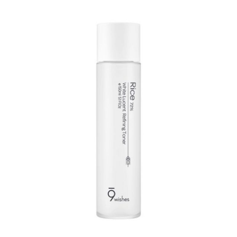 9Wishes Rice 72 Refining Toner 150ml – Brightening Hydrating Rice Facial Toner