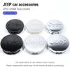 Für Jeep Für Jeep Renegade Compass Grand Cherokee Wrangler jk Gladiator 4 Stück ABS Galvanisiert Auto Radnabenabdeckung A
