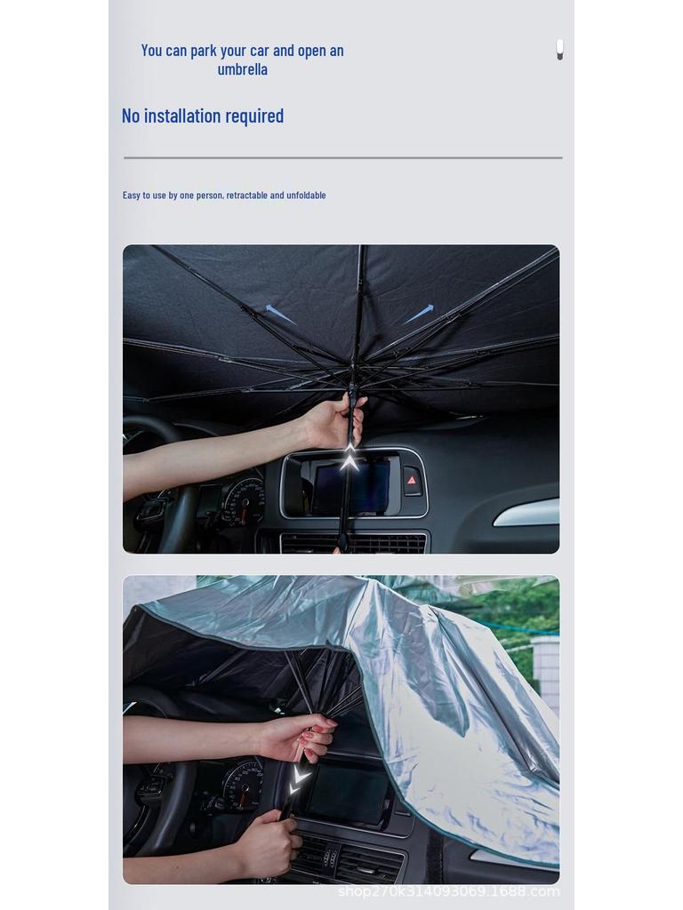 Hyundai Zonnescherm: Warmte-isolerende Voorruithoes voor Elantra, Sonata, Lingdong, ix35, Mistra, Santa Fe, Tucson.