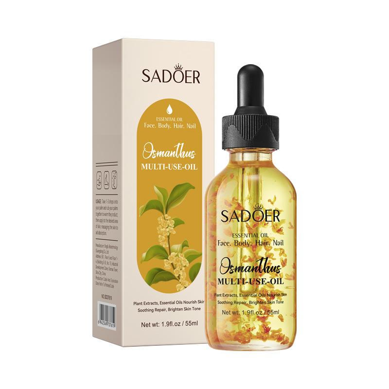 Luxuriöses Rosen Trockenblumen Mehrfach-Effekt Massageöl 55ml zur nährenden Körperpflege mit ätherischen Ölen