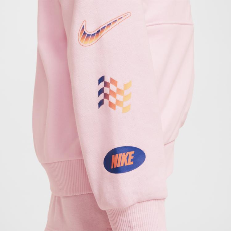 Nike Jacket Back To Sport Comfortable Fashion Casual Foam Pink Kids jackets HQ7765-663