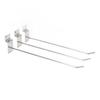 50PCS Slot Board Hook 20cm 3.3mm Aluminum Alloy Slat Wall Hanging Hook for Home Shopping Mall